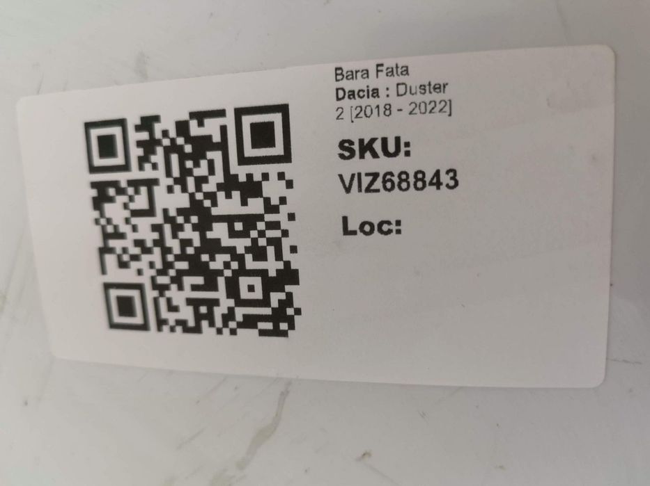 Bara Fata Dacia Duster 2 2018 2019 2020 2021 2022 Originala In Stare B