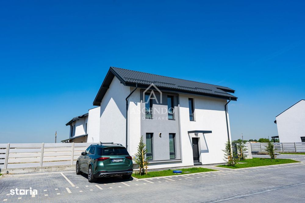 Case noi în Măgurele cu grădină proprie, parc privat și finisaje premi