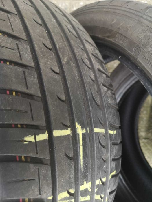 Летни гуми 225 45 17   DUNLOP SP SPORT FASTRESPONSA   4 броя   6+ мм грайфер