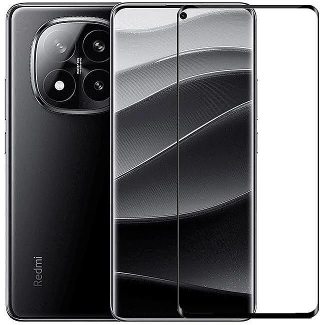 5d извит стъклен протектор за дисплей за xiaomi redmi note 14 pro+ plu