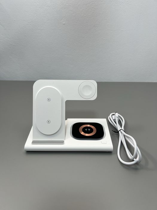 Statie de incarcare 3in1: Telefon + Ceas + Casti
