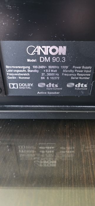 саундбар (звукова поставка) Canton DM 90.3  Hdmi arc,bluethoot,optical