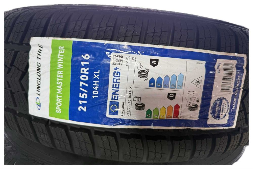 Set de iarna ptr Dacia Duster III pe 16 inch, jante otel originale Dacia + anvelope iarna 215/70r16 104H XL Linglong Sport Master, clasa A la aderenta