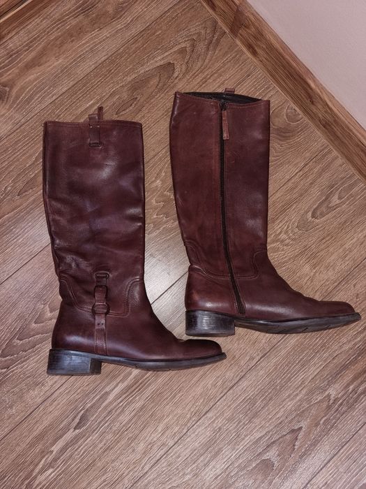 Дамски ботуши от естествена кожа