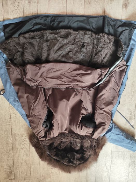 Парка натуральная размер 42-44