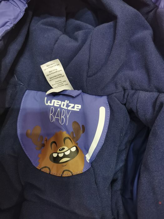 Salopeta combinezon ski Wedze Decathlon 2 ani deosebita