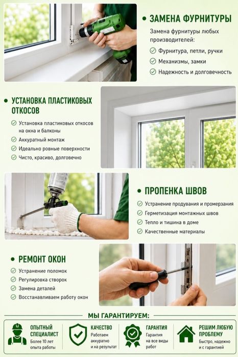 Окна Двери Витражи Москитные сетки