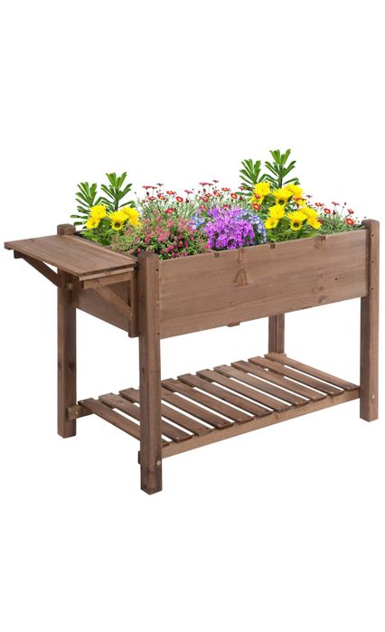 Ghiveci flori lemn masiv