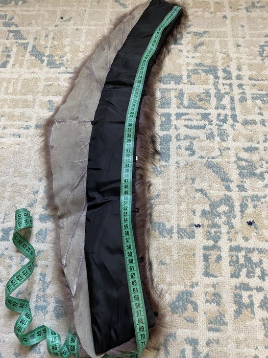 Мех на воротник чернобурка