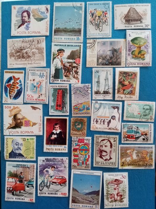 Vand mica colectie de timbre