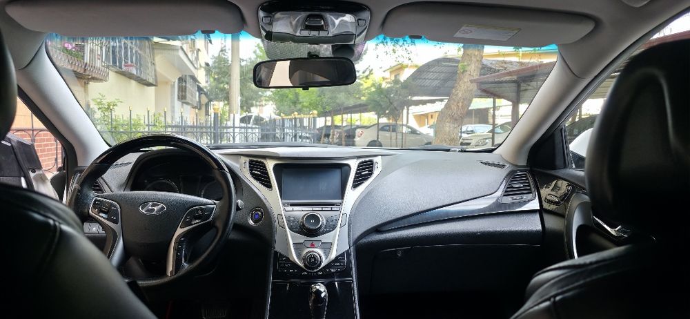 Hyundai Grandeur 2.4 белый, без ДТП, люк, кожа, ГБО