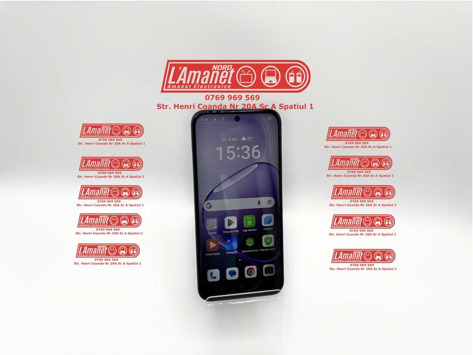 OPPO A6x 128GB 4GB RAM Dual SIM Black Purple Stare Excelenta - Nord