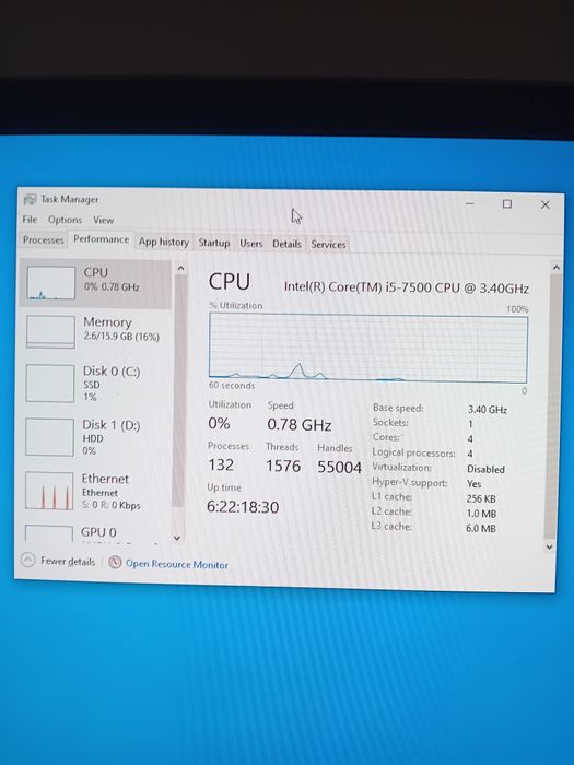 PC Gaming i5 7500 GTX 960 4gb 16gb ram  SSD+HDD