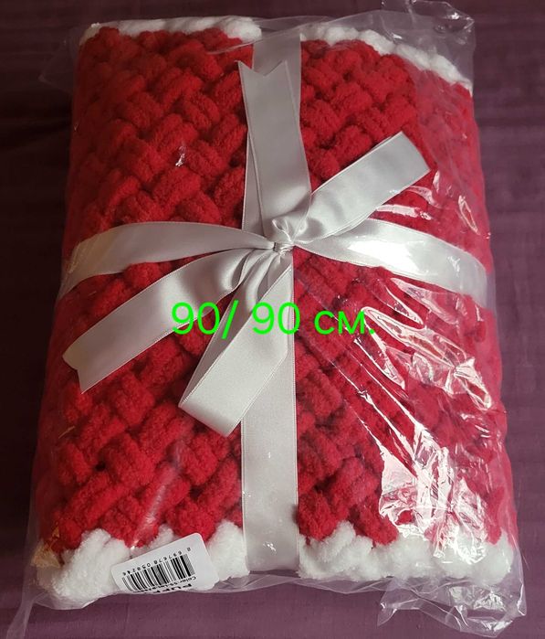 Ръчно плетено бебешко одеялце