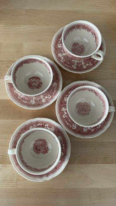 Set 4 cesti cu farfurie Burgenland Villeroy Boch