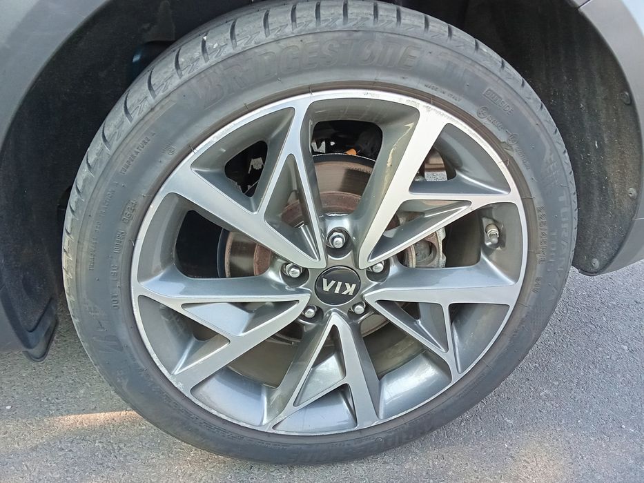 Schimb jante KIA 18' cu jante KIA 16'