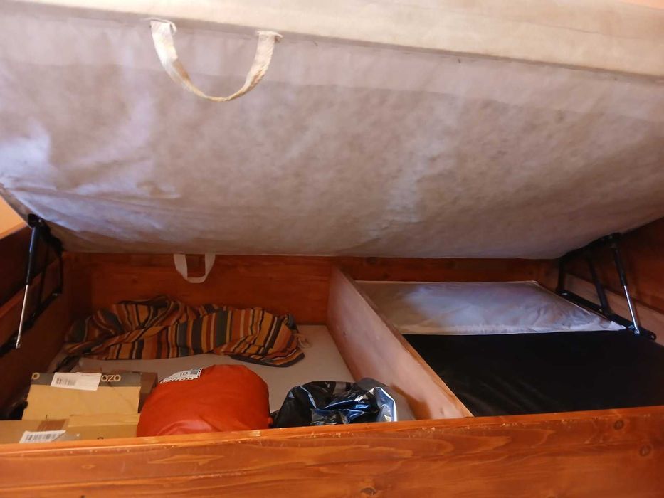 Легло от масив 120×200 см/ персон и половина с ракла + матрак