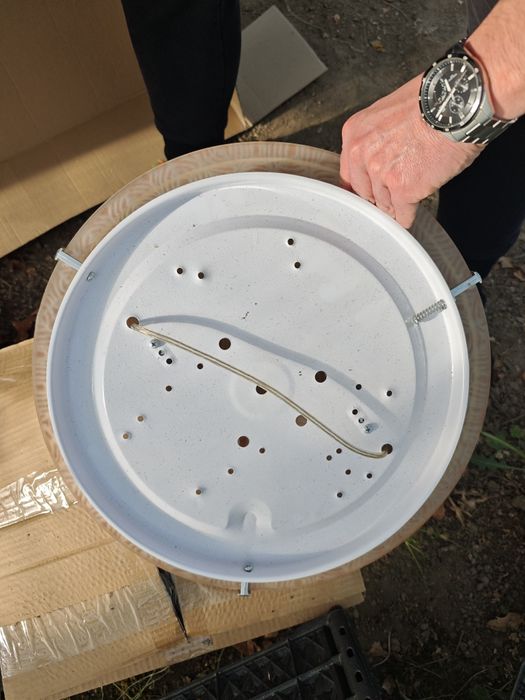 Осветително тяло 5бр, плафониера 40 см с две крушки