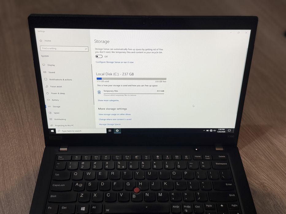 Laptop Lenovo ThinkPad X390 – i5, 16GB RAM, SSD, Windows 10
