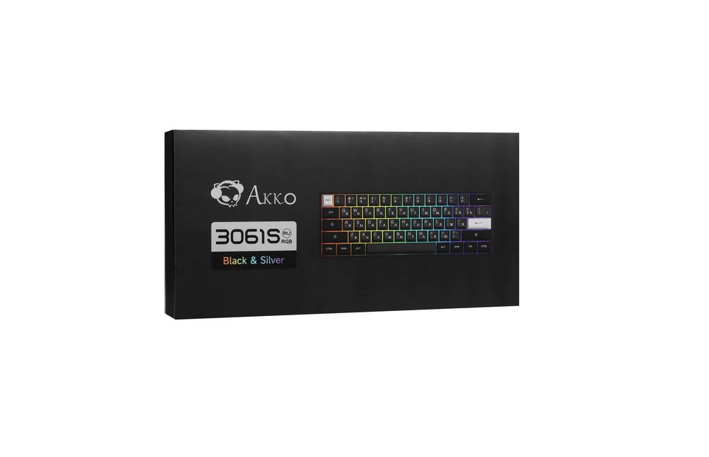 \ Клавиатура AKKO 3061S He Black (Shine-Through)