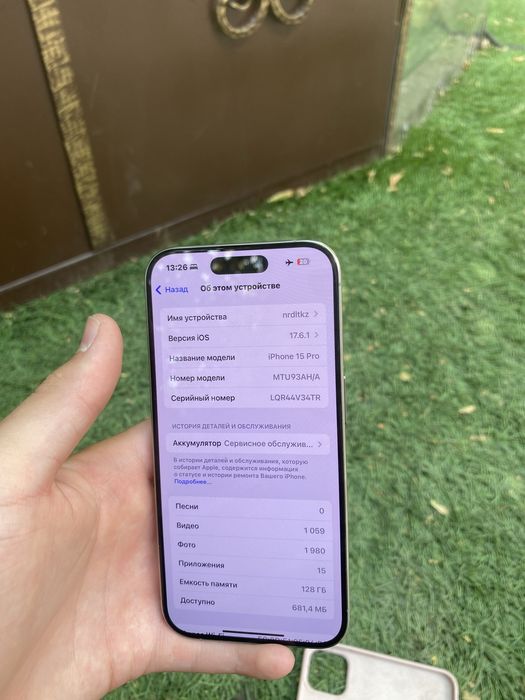 Iphone 15pro 128Г
