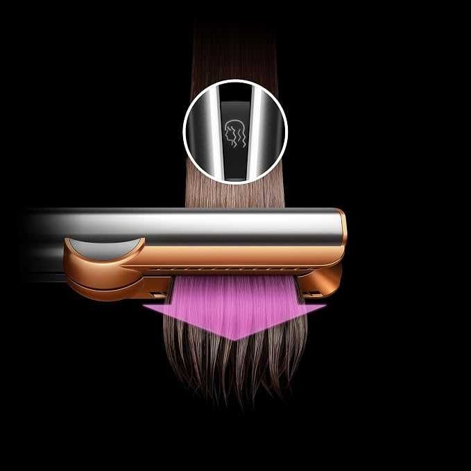 Dyson Airstrait HT01 Amber Silk Сешоар и преса за коса, 1600W