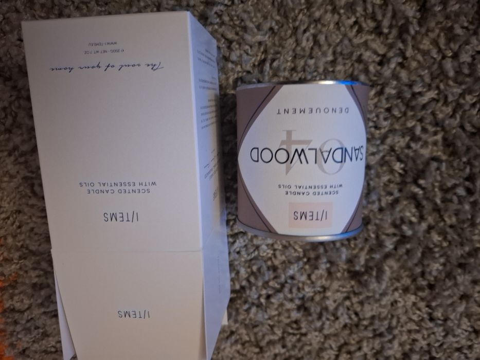 Lumânare parfumată I/ITEMS Sandalwood 04 – 200 g