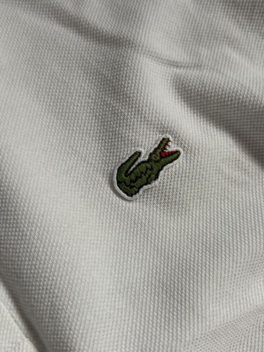 Polo LACOSTE alb