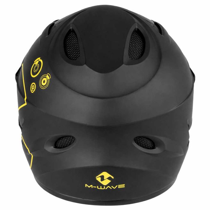 Кросова каска M-WAVE, Full Face, EN, Тегло: 870г, Размер: M/L