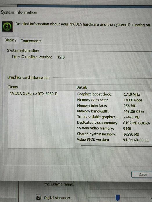 Vând Placă video RTX 3060Ti