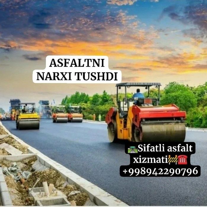 Asfalt xizmati Sifatli xizmat