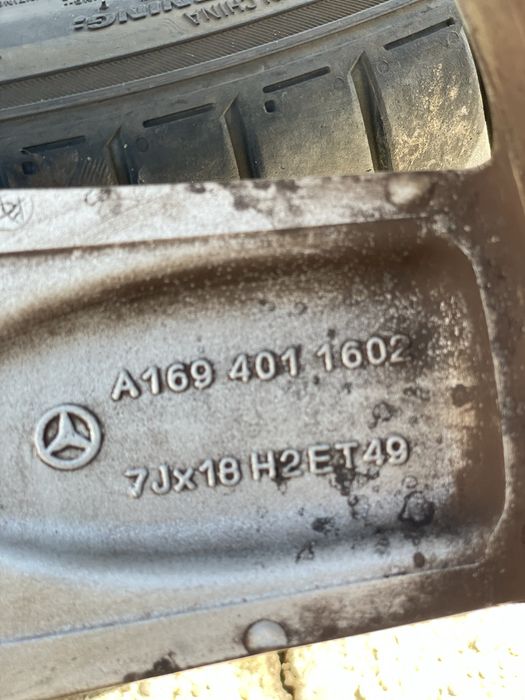 Оригинални AMG джанти 18” за Mercedes-Benz с летни гуми