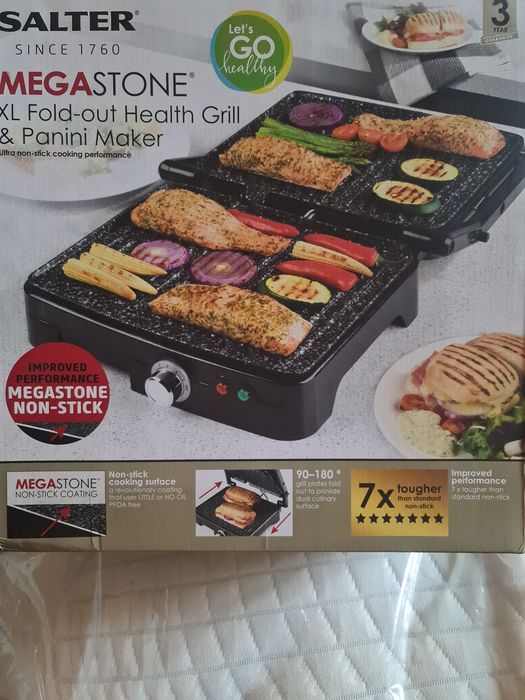 Salter Xl Gratar Electric & sandwich maker 1800w Nou