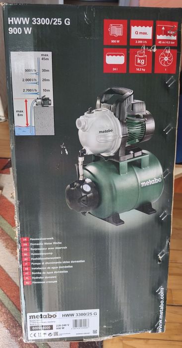 Хидрофор Metabo HWW 3300