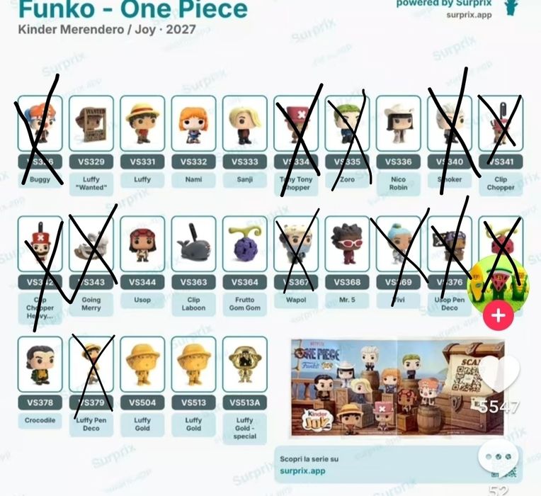 Киндер Joy one piece