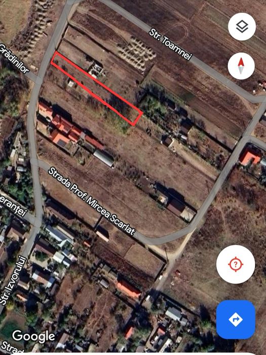 Teren intravilan 1250mp (zona Duzi)