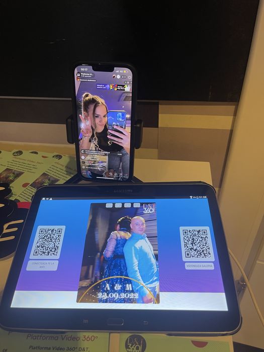 Vand Platforma 360 - Selfie Video Booth