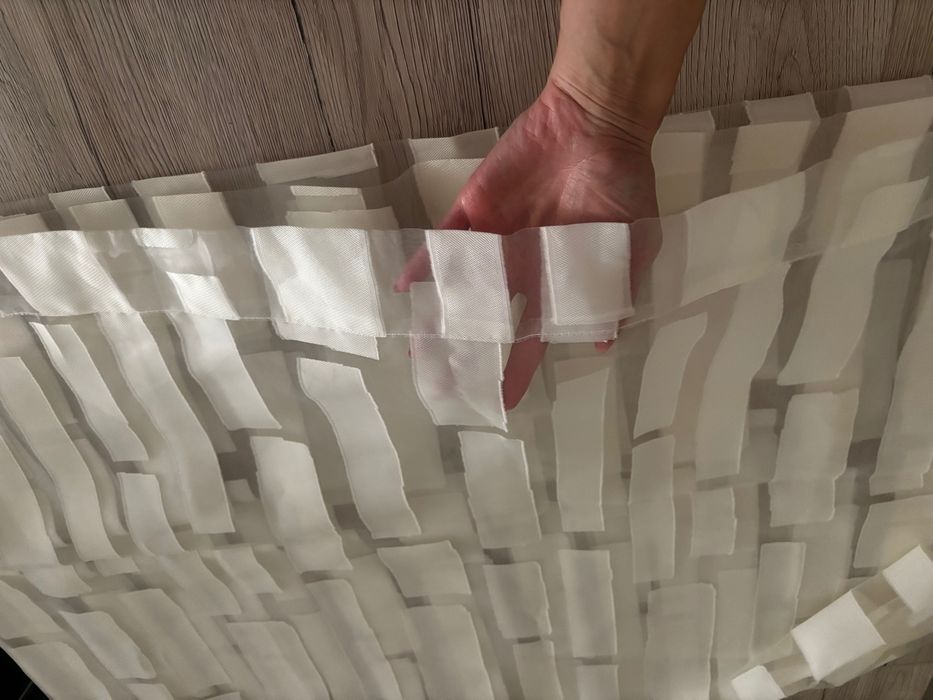 Бели пердета 2 броя