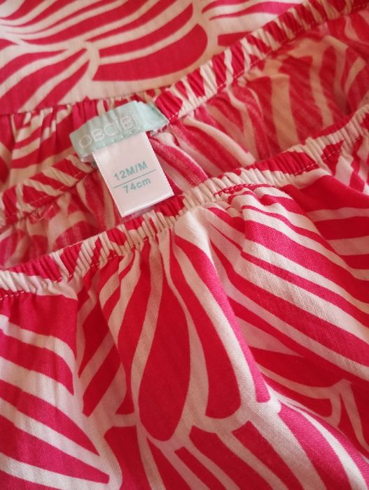 Лятна рокля, гащички и лента за глава Okaidi