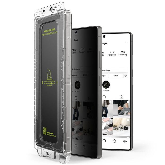 PRIVACY  протектор с апарат за монтаж RIngke 2-pack Galaxy S25/Ultra