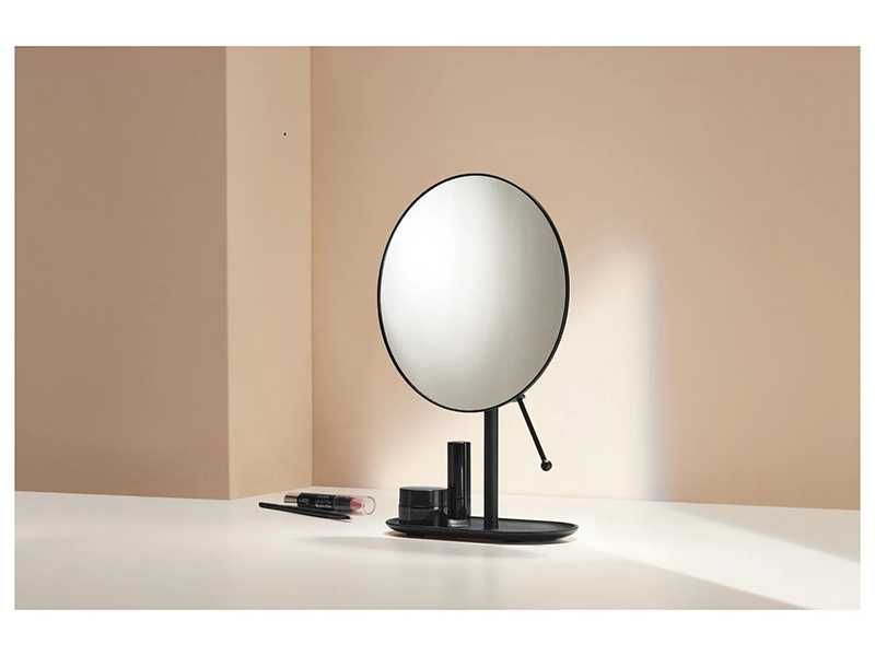 НОВИ! Козметично увеличително огледало със стойка за аксесоари