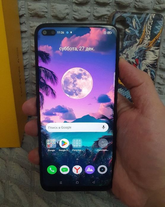 Realme 6 Pro 8/128GB Blue Igravoy Karobka Holati Ideal Yaxshi Zor