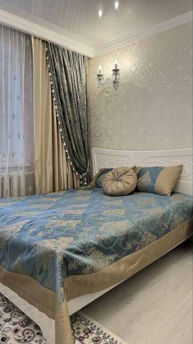 Шторы с покрывалом