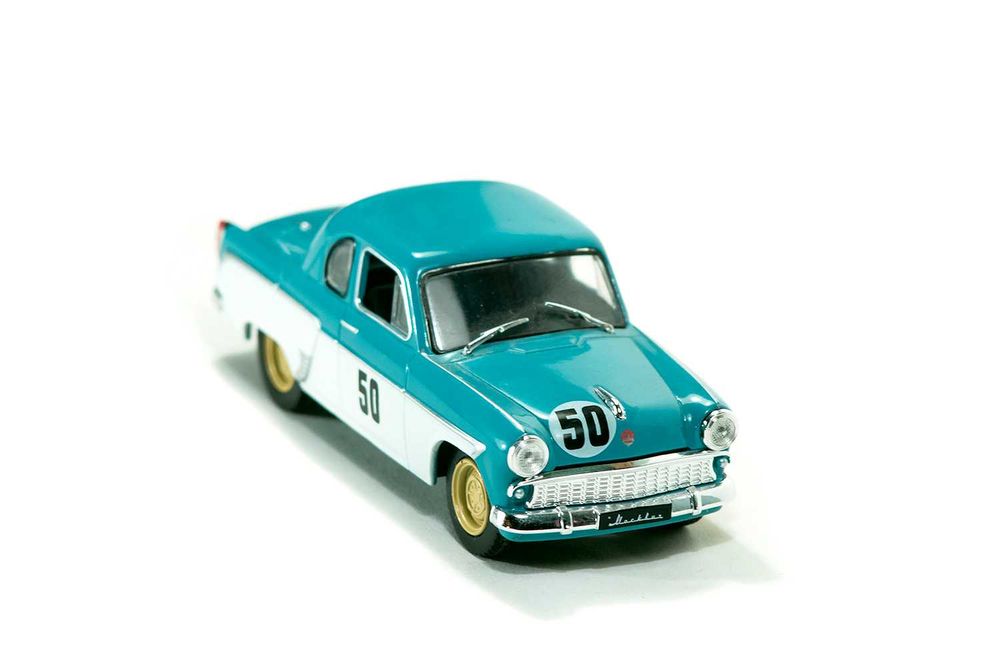 Редкая игрушка в масштабе 1:43: Москвич-407 купе, раллийный!