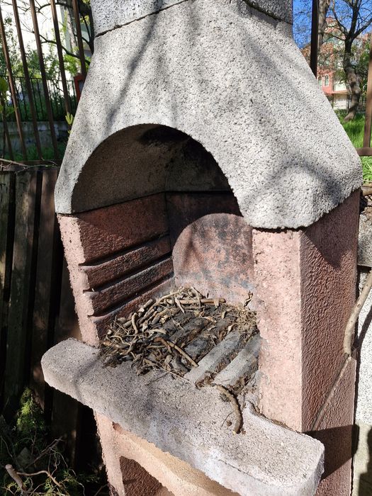 Бетонно барбекю 178 см