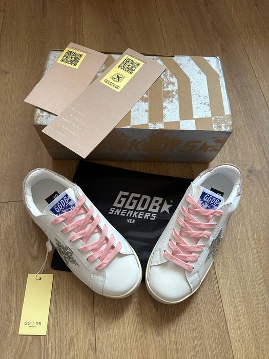 Adidasi Golden Goose Superstar Roz Femei