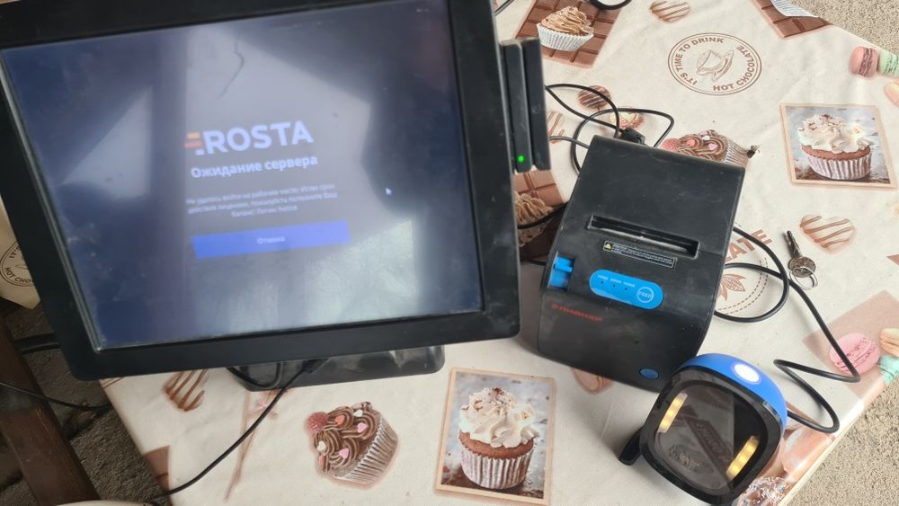 Моноблок Pos, принтер, сканер .