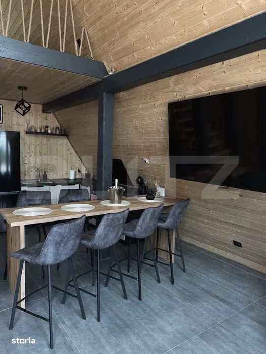 Cabana moderna A-Frame, jacuzzi, regim hotelier