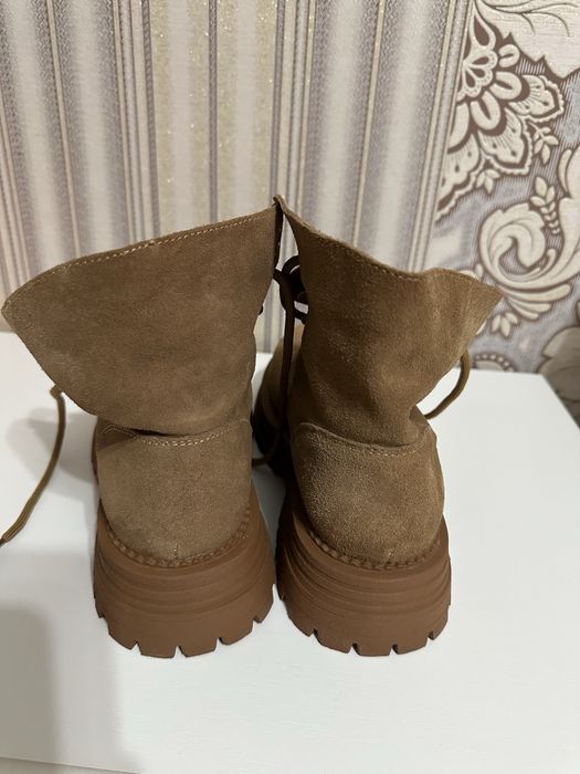 Зимние ботинки натуральные