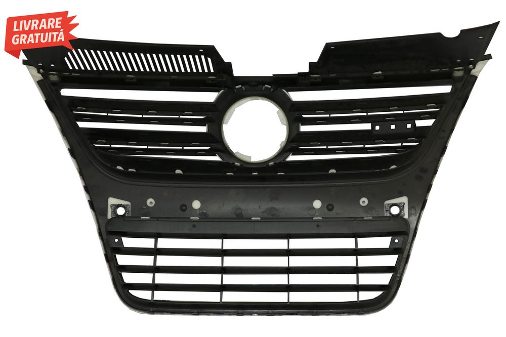 Grila centrala VW Passat 3C (2007-2010) Aluminiu Look